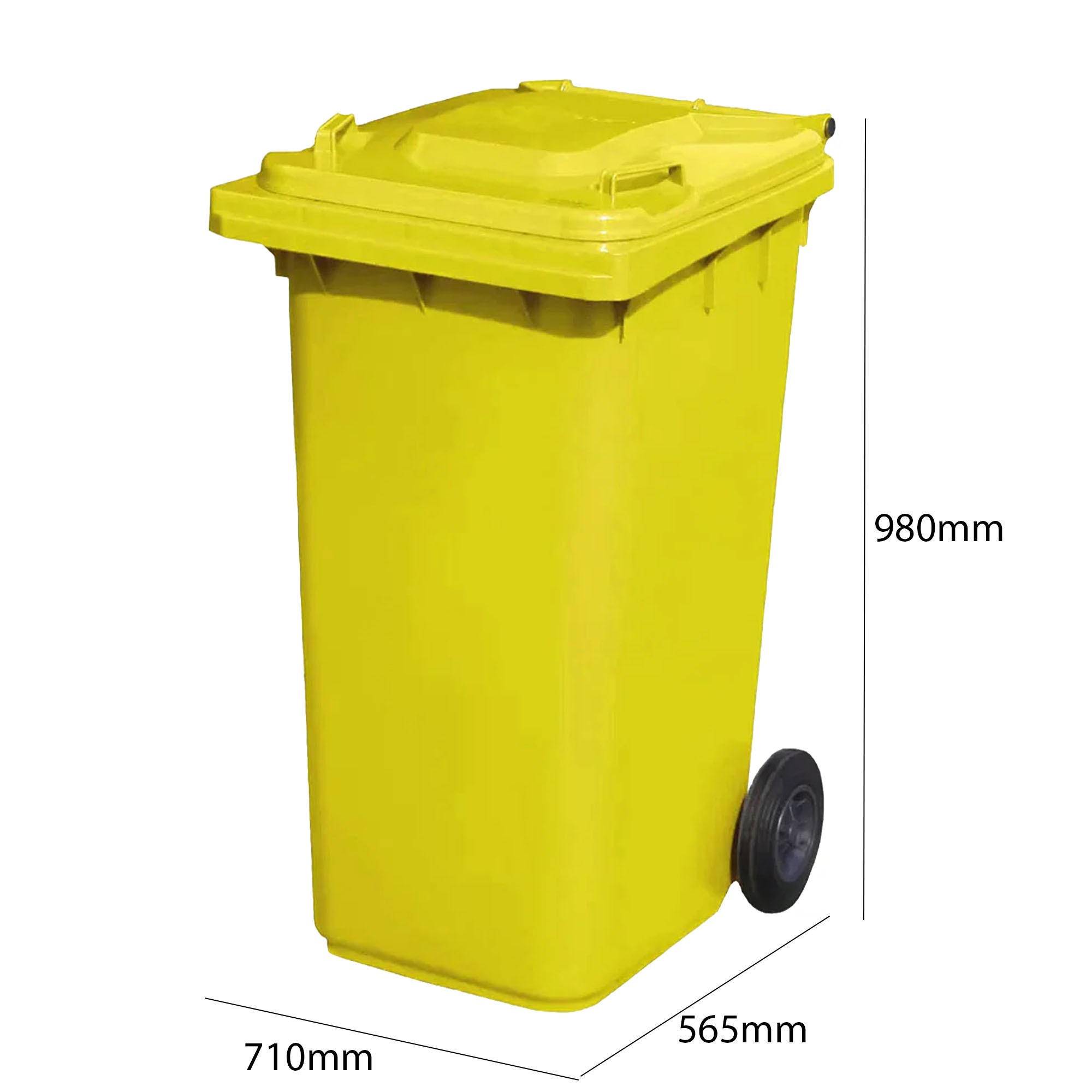 240 Litre UK Standard Wheelie Bin - Multiple Colours