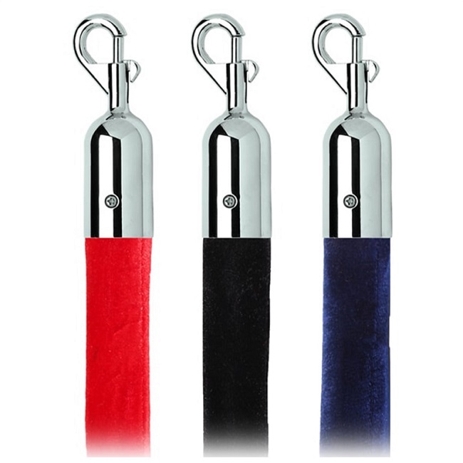 25mm Velour Rope with Slide Snap Ends - Kingfisher Direct Ltd