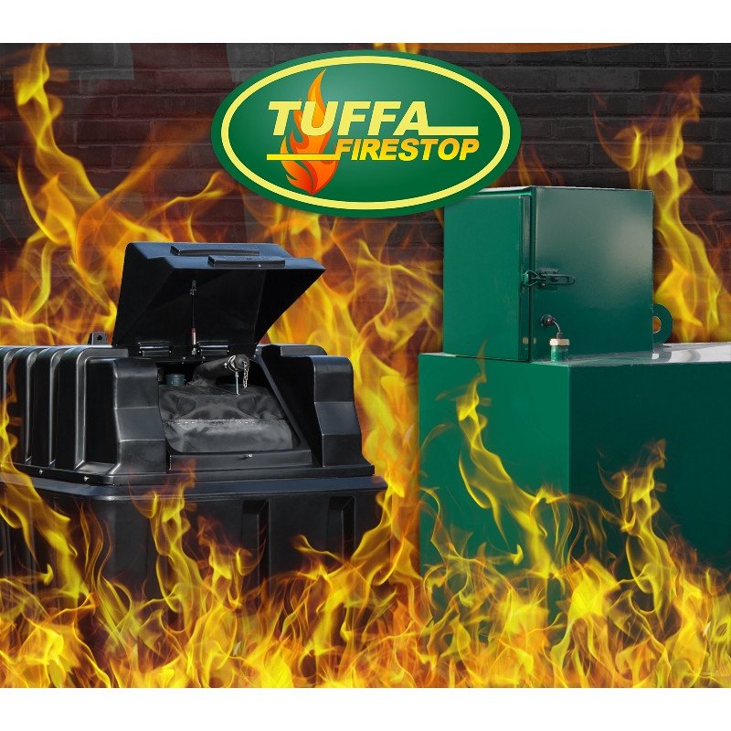Tuffa 2440 Litre Fire Protected Bunded Oil Tank