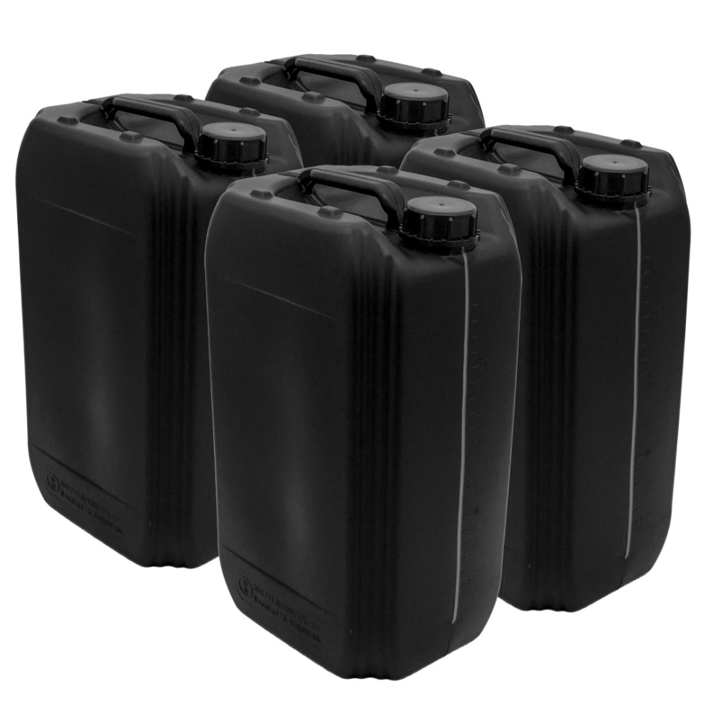 25 Litre Plastic Jerry Can Black UN Approved X51 Kingfisher 25-litre-plastic-jerry-can-black-un-approved-x51-kingfisher
