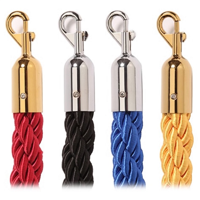Braid Rope End 25mm Braided Rope with Slide Snap Ends - 1.8 Metre Length - Kingfisher ...