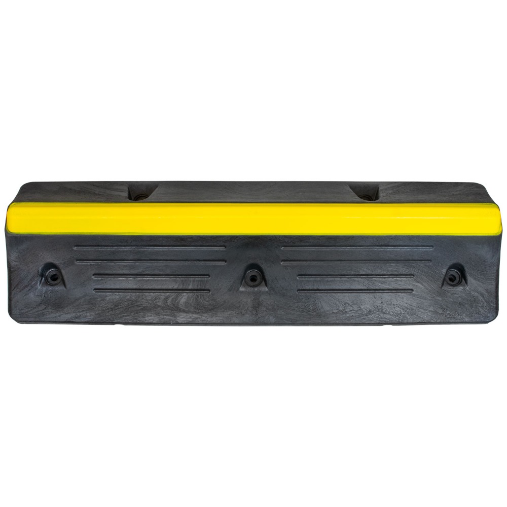 HGV Truck Wheel Stop - 100% Black Recycled PVC - 1000 x 300 x 150mm