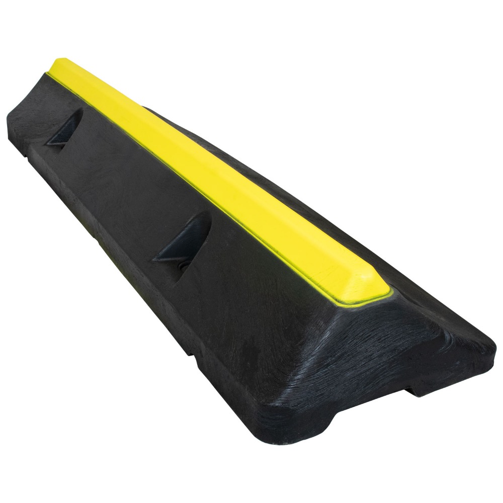 HGV Truck Wheel Stop - 100% Black Recycled PVC - 1000 x 300 x 150mm