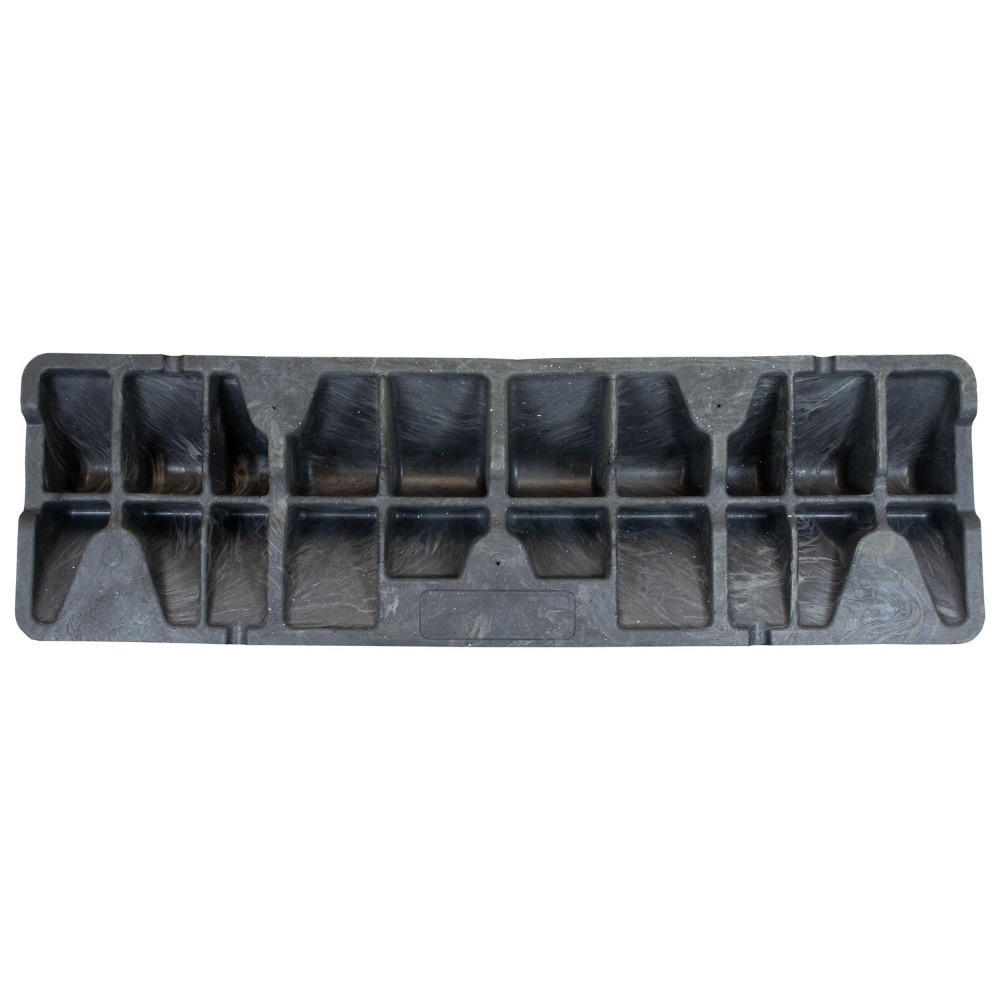 HGV Truck Wheel Stop - 100% Black Recycled PVC - 1000 x 300 x 150mm