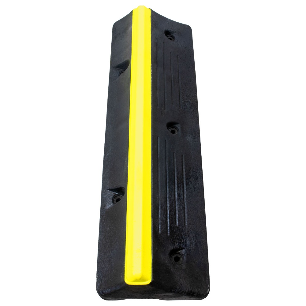 HGV Truck Wheel Stop - 100% Black Recycled PVC - 1000 x 300 x 150mm