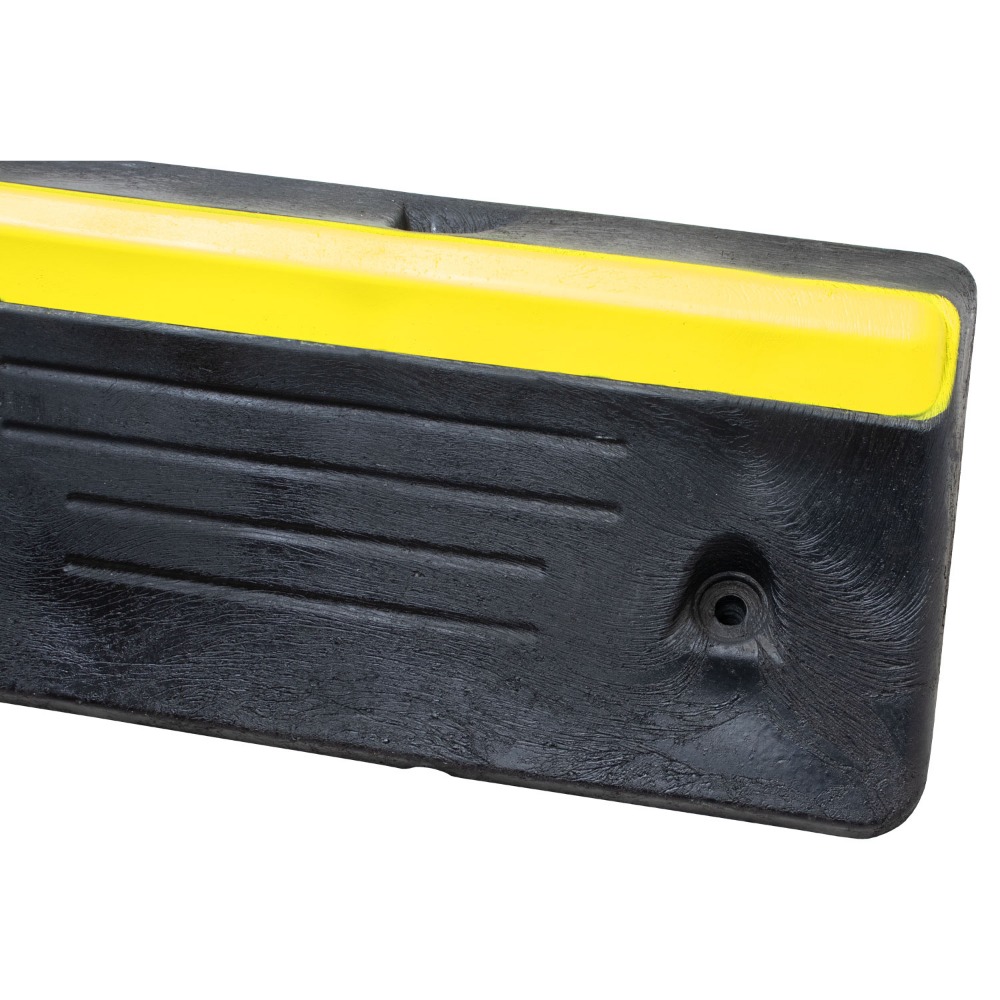 HGV Truck Wheel Stop - 100% Black Recycled PVC - 1000 x 300 x 150mm