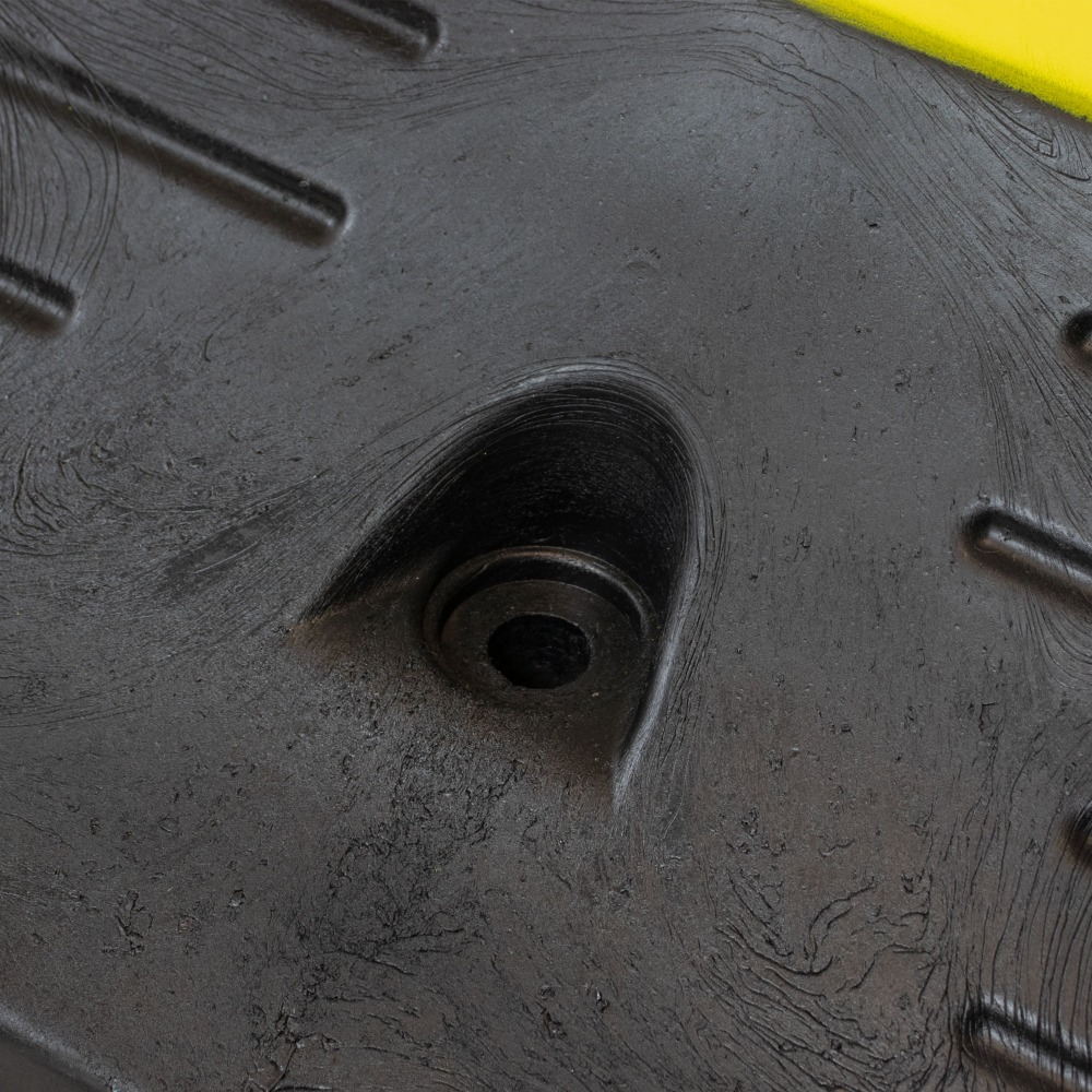 HGV Truck Wheel Stop - 100% Black Recycled PVC - 1000 x 300 x 150mm