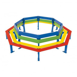Silaos Wood and Steel Junior Tree Bench