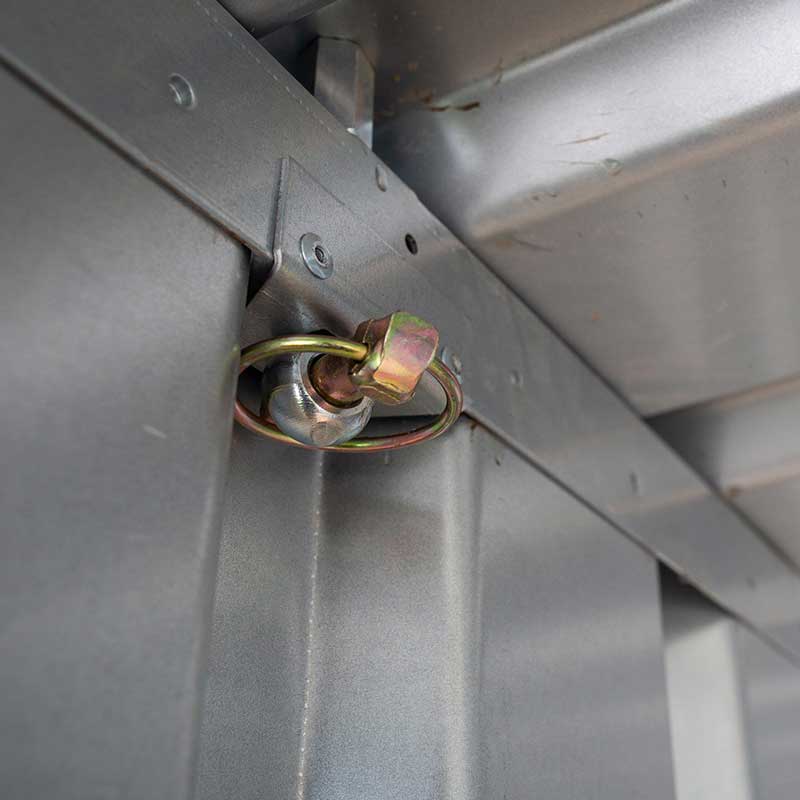 2m x 2m Flat Pack Storage Container with Double Wing Doors