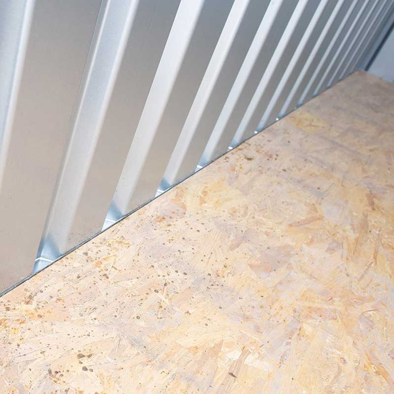 2m x 2m Flat Pack Storage Container with Double Wing Doors