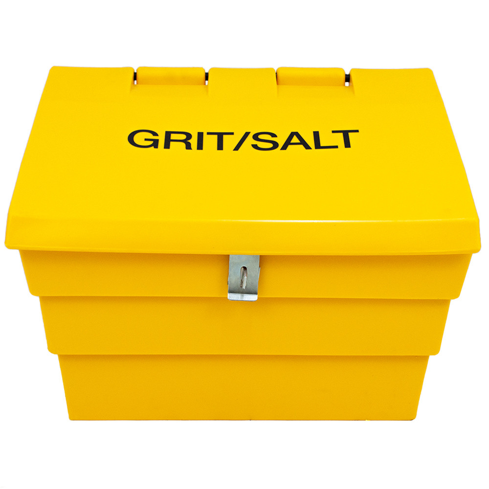 2 Cu Ft Lockable Grit Bin Winter Pack - 50 Litre / 50 kg Capacity