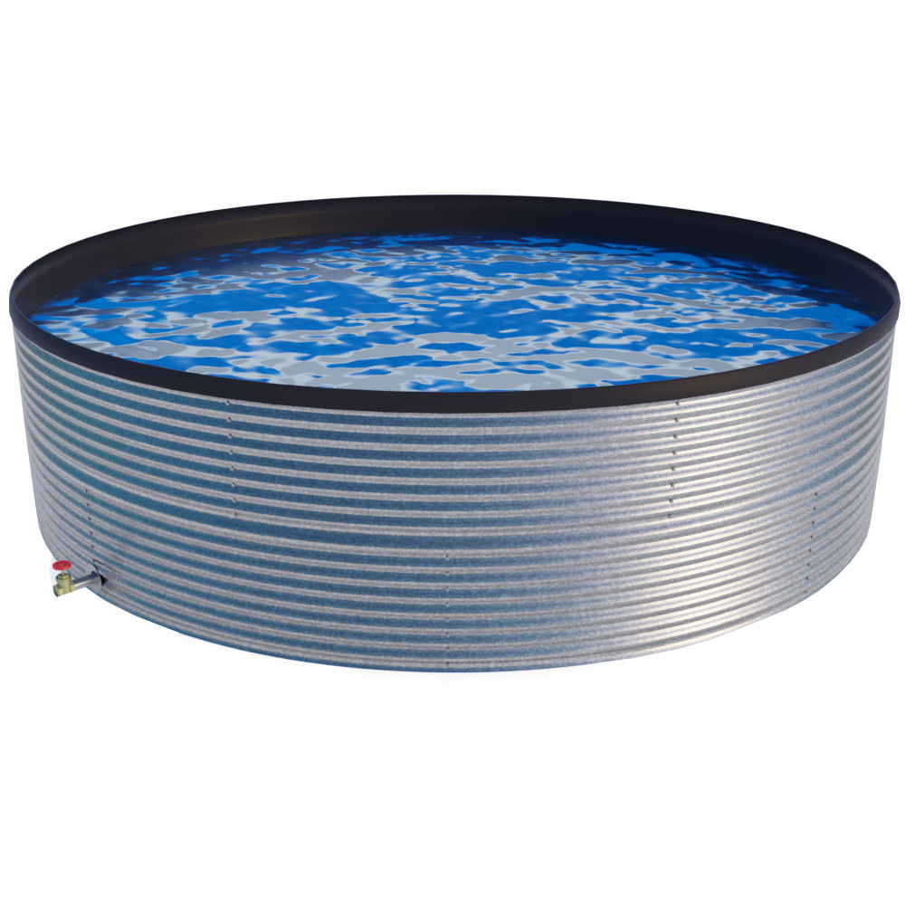 16000 Litres Galvanised Steel Water Tank with Liner