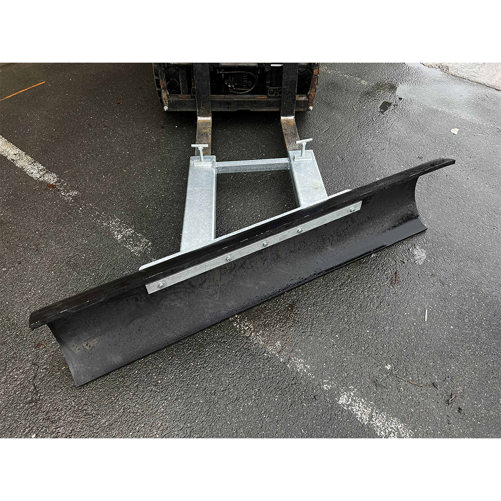 2 Metre Galvanised Forklift Snow Plough Attachment