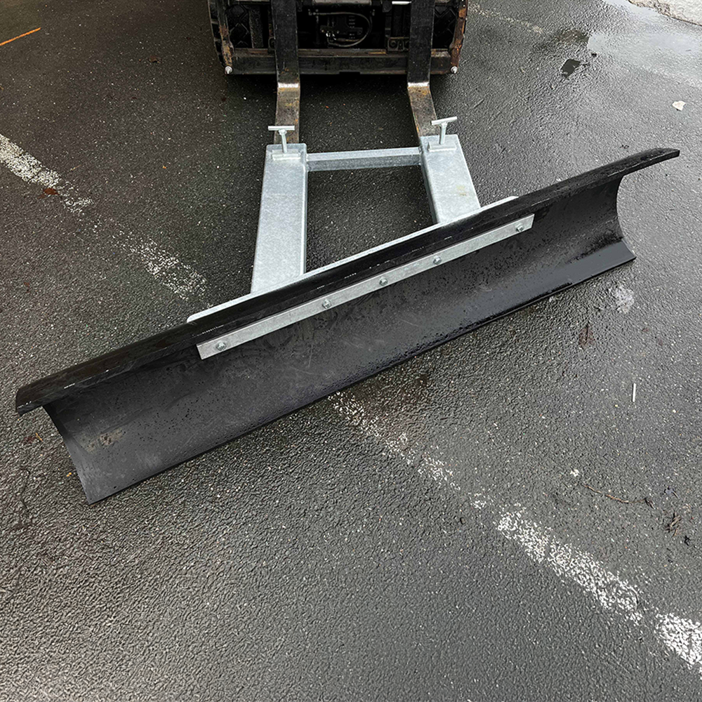 2 Metre Galvanised Forklift Snow Plough Attachment