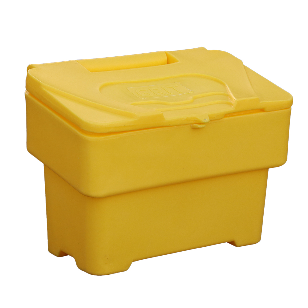 3.5 Cu Ft Grit Bin with 4x 25 kg Bags of White Rock Salt