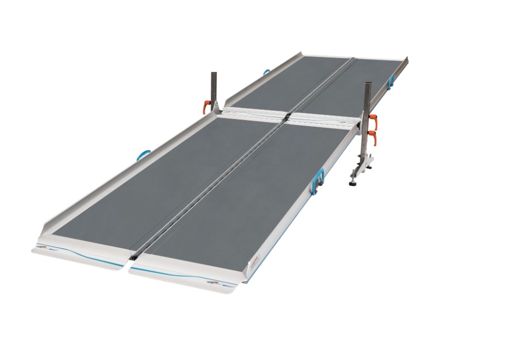 Hoistable Ramp Aluminium Portable High-Rise Access Ramp – 3000mm – 4800mm - Kingfisher ...