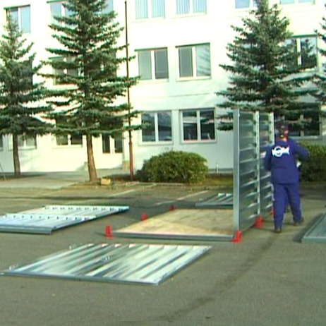 1m x 1.2m Flat Pack Storage Container with Single Door