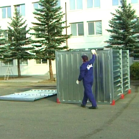 1m x 1.2m Flat Pack Storage Container with Single Door