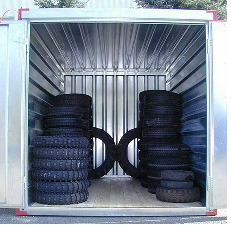 1m x 1.2m Flat Pack Storage Container with Single Door