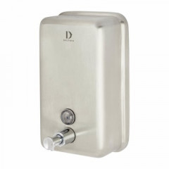 Stainless Steel Vertical Soap and Hand Sanitiser Dispenser - 1200ml Capacity