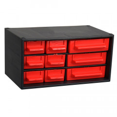 Plastic Stackable Storage Containers - 9 Drawers