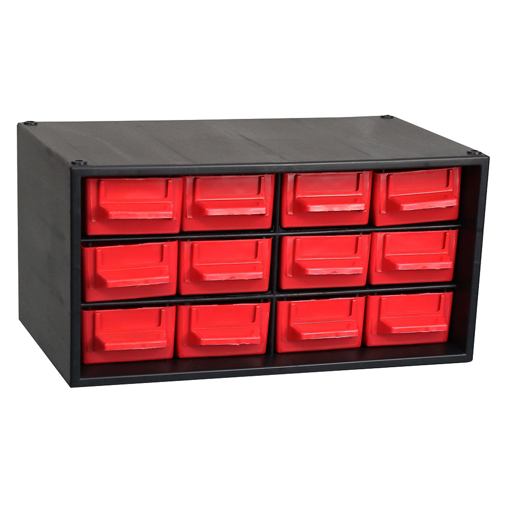 Plastic Stackable Storage Containers - 12 Drawers - Kingfisher Direct Ltd