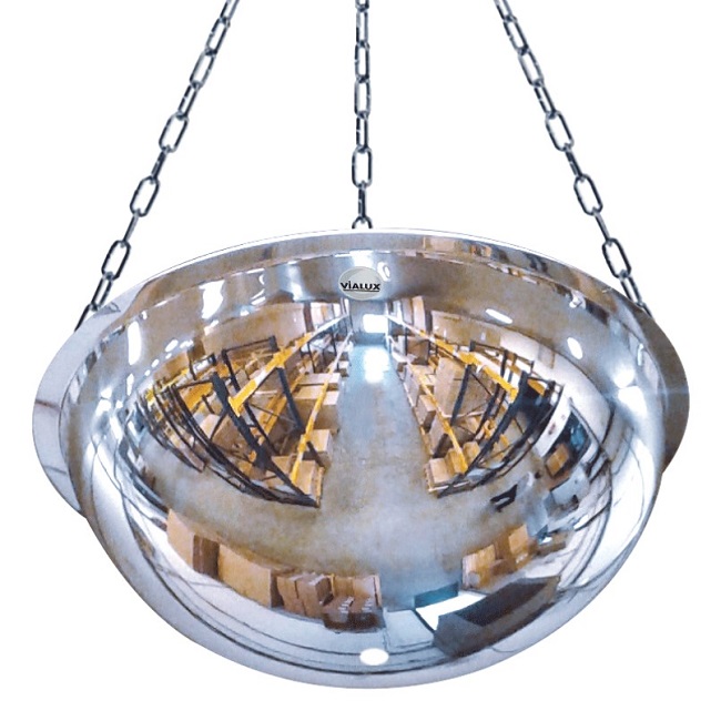 800mm Diameter PMMA Half-Sphere 360 Degree Industrial Safety Dome Mirror