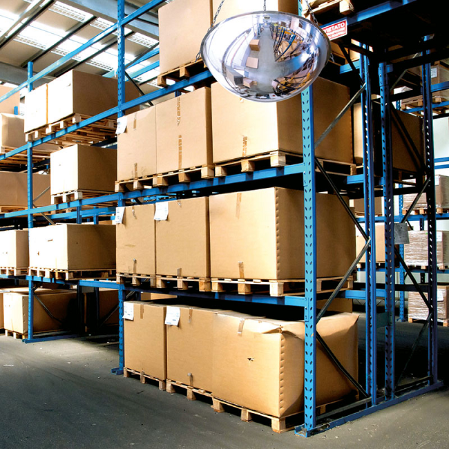 800mm Diameter PMMA Half-Sphere 360 Degree Industrial Safety Dome Mirror