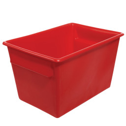 370 Litre Tapered Open Top Water Tank in red