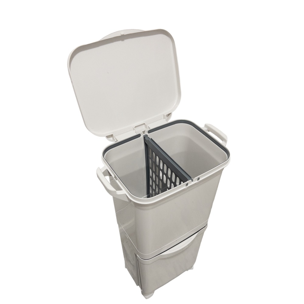 Kitchen Rubbish Bin on Wheels - 38L