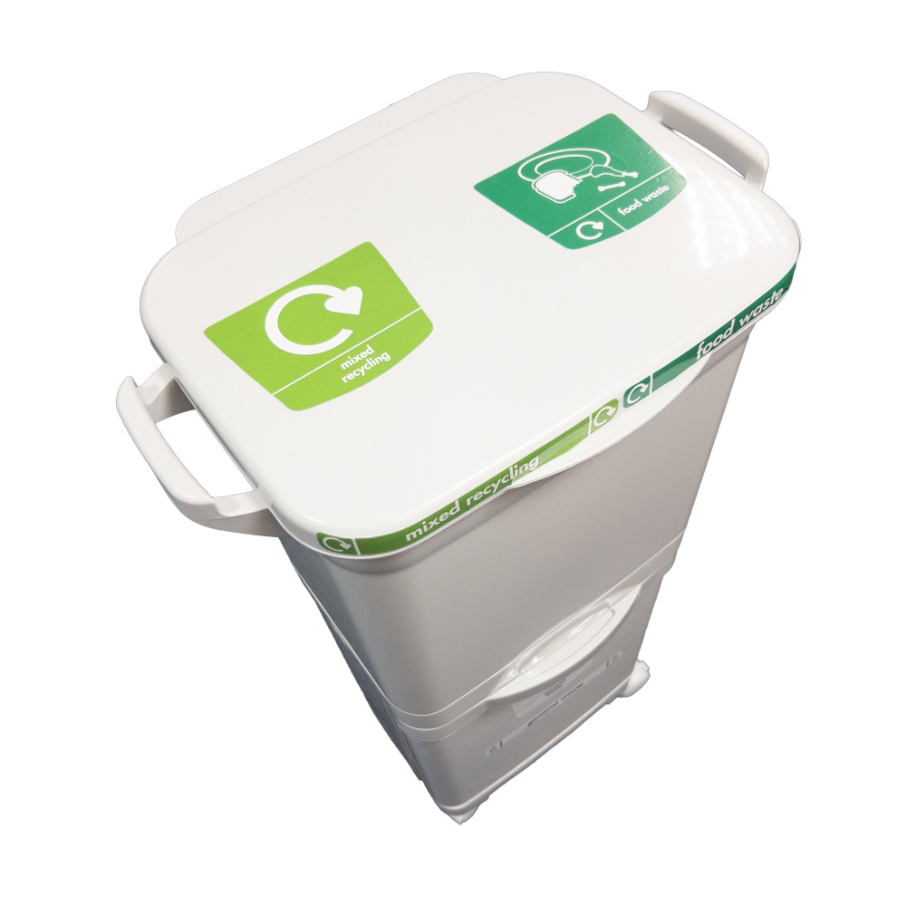 Kitchen Rubbish Bin on Wheels - 38L