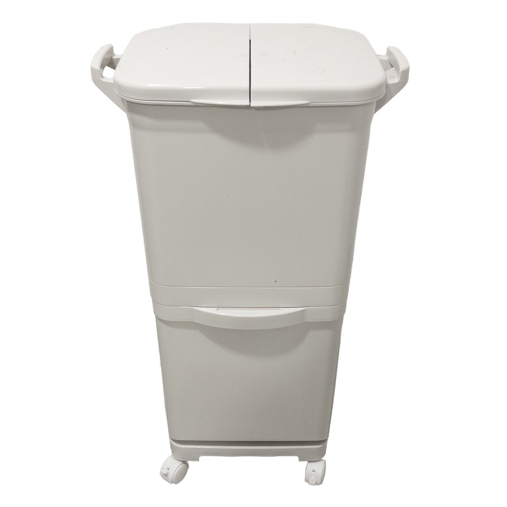 Kitchen Rubbish Bin on Wheels - 38L