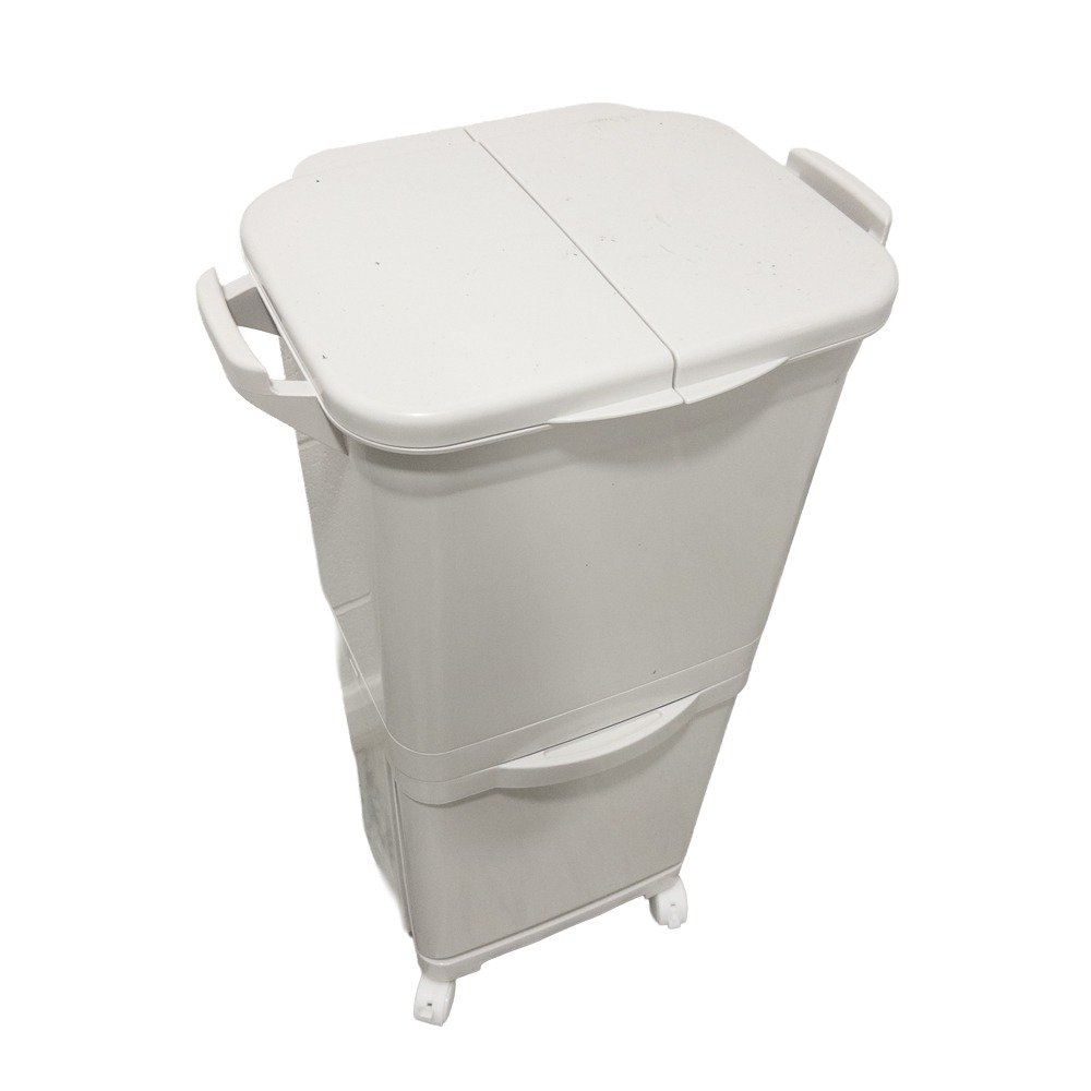 Kitchen Rubbish Bin on Wheels - 38L