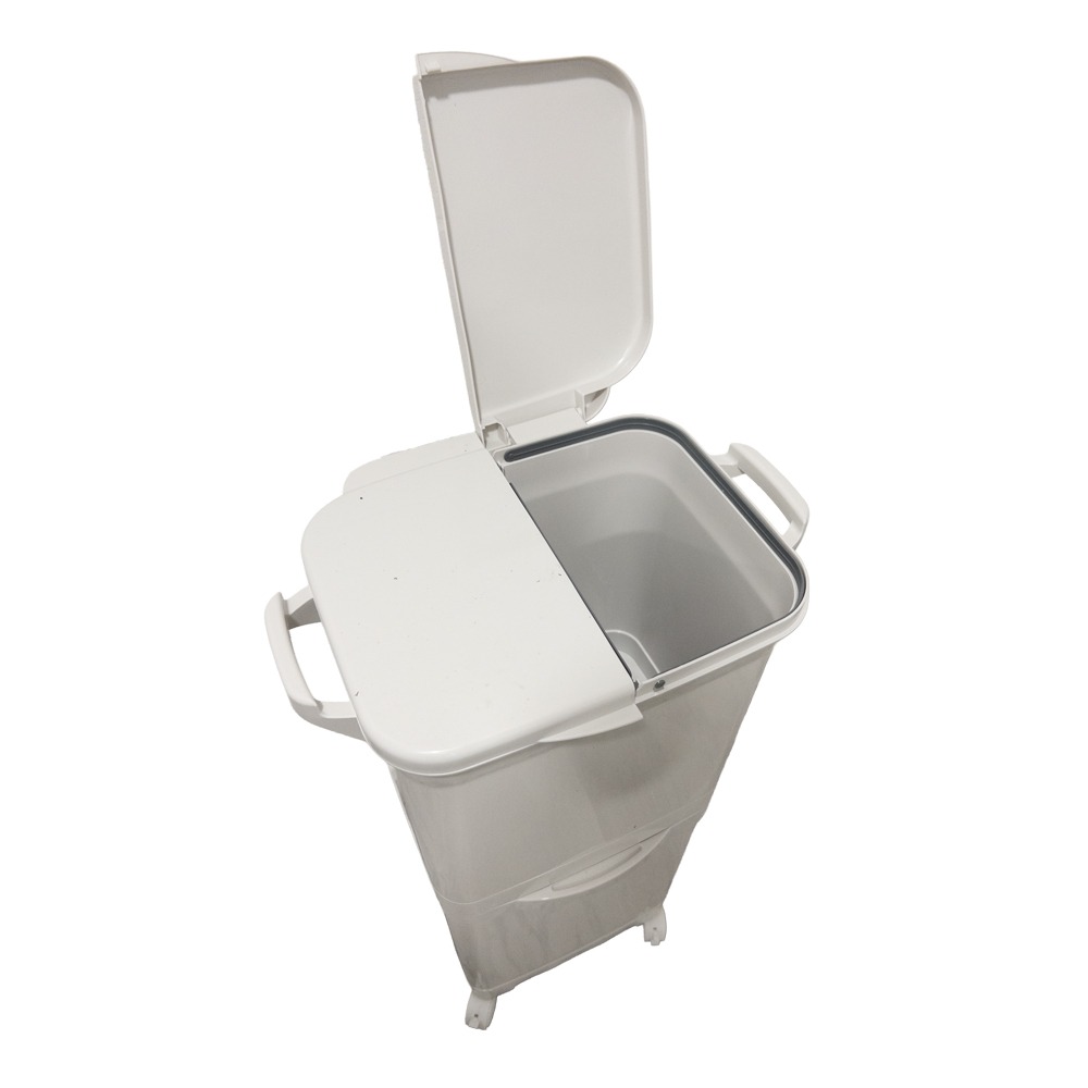 Kitchen Rubbish Bin on Wheels - 38L