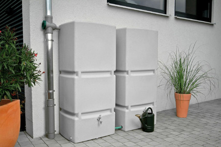 800 Litre Wall Rainwater Harvesting Water Butt 
