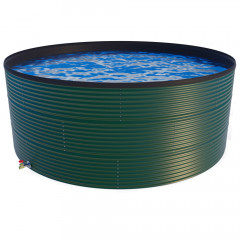 37500 Litres Coated Steel Water Tank with Liner