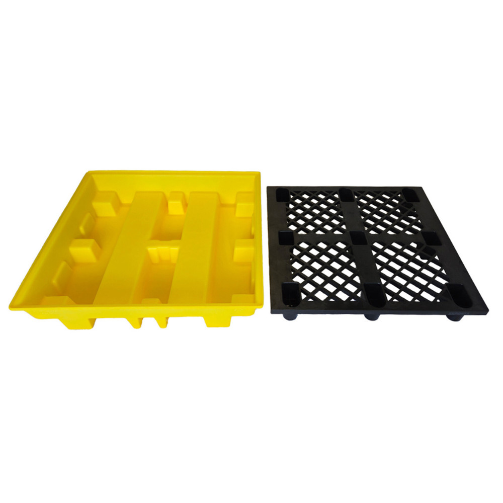 4 Drum Spill Pallet - Low Profile - 1280 x 1280 x 275mm
