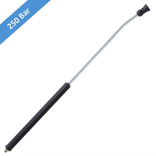 Bent End Zinc Plated Lance with Hollow Grip - 250 Bar