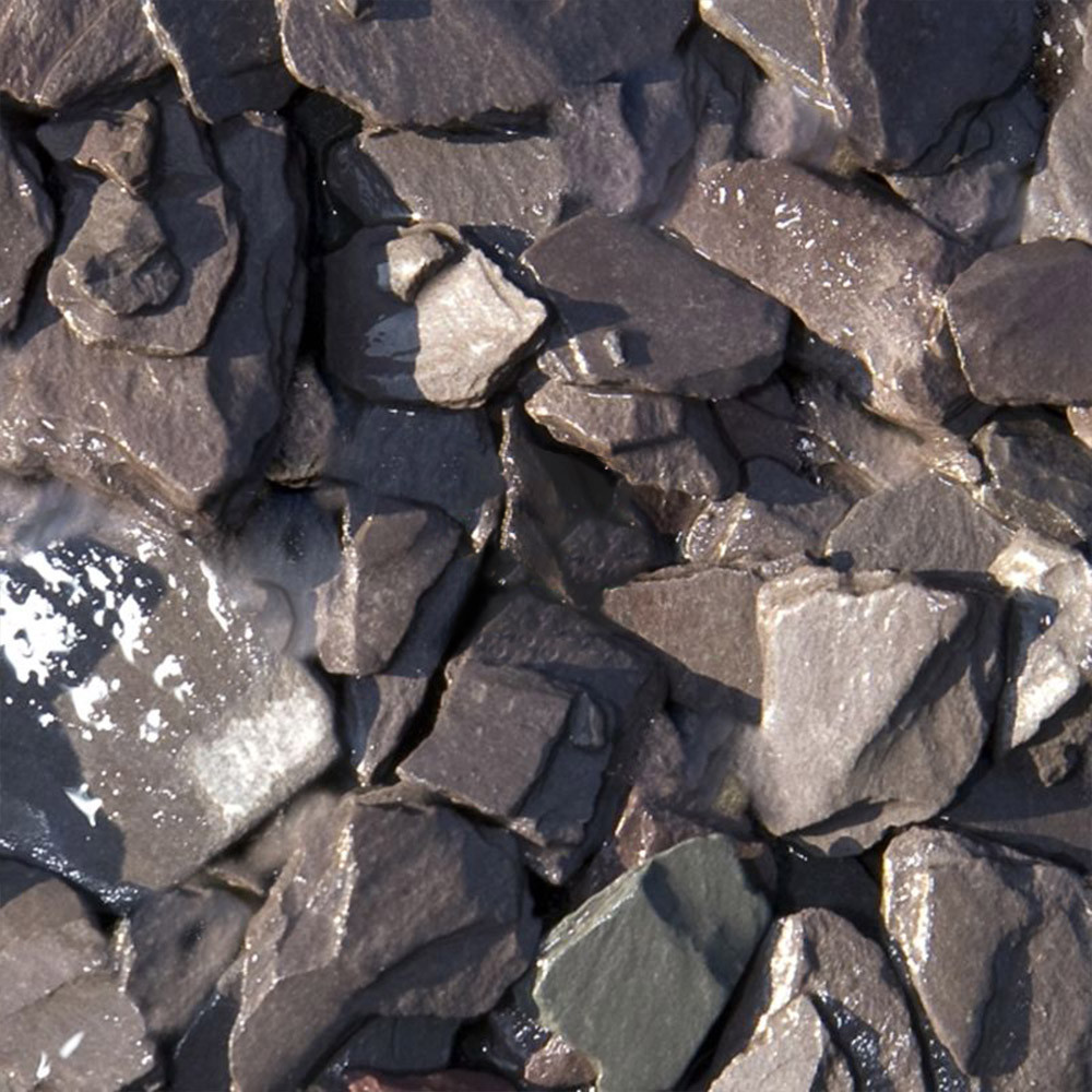 40mm Blue Slate Chippings - 850kg Bulk Bag