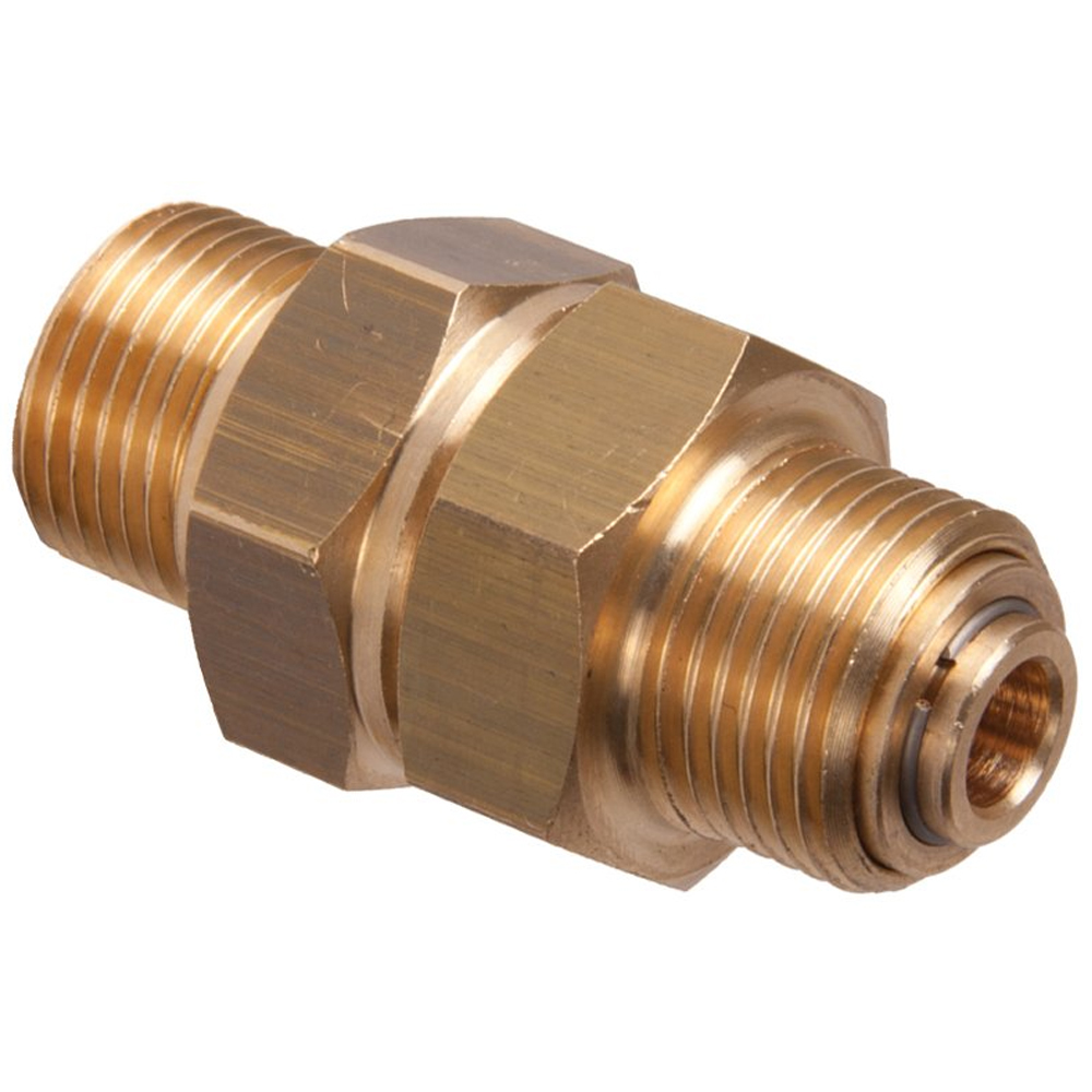 3/8" Male x M22 M Brass Swivel