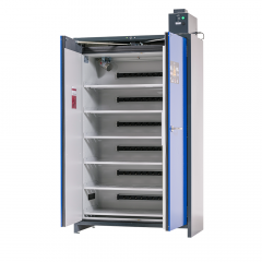 Lithium Battery Charging Storage Cabinet - Six Shelves and Six Charging Strips