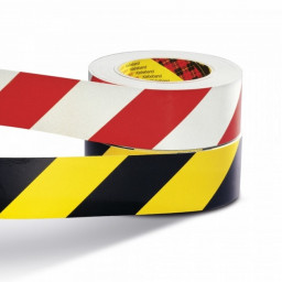 Non-Reflective Hazard Warning Tape - 60mm x 66m Roll