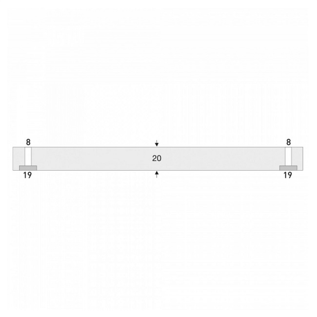 Round Column Protection Pads - Rectangular - 500 x 200 x 20mm