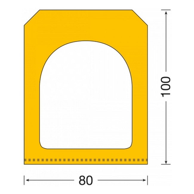 Heavy Duty Loading Bay Impact Buffer - 100 x 80mm - 1 Metre Length