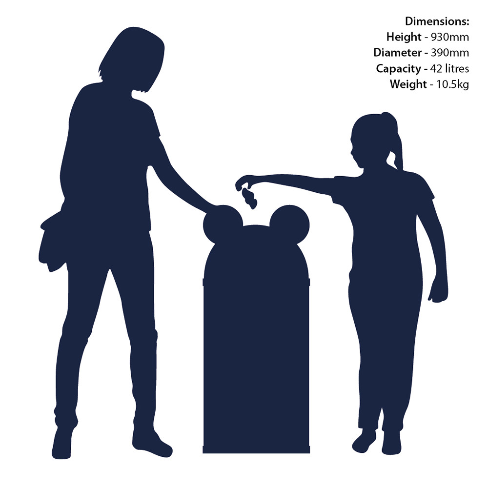 Animal Kingdom Tiger Litter Bin