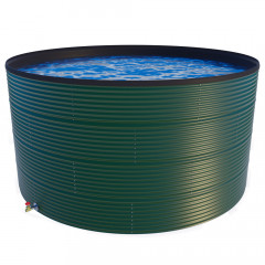 338000 Litres Coated Steel Water Tank with Liner