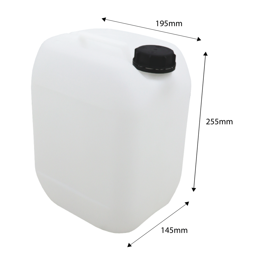 5 Litre Stackable Plastic Jerry Can - x24 Pack