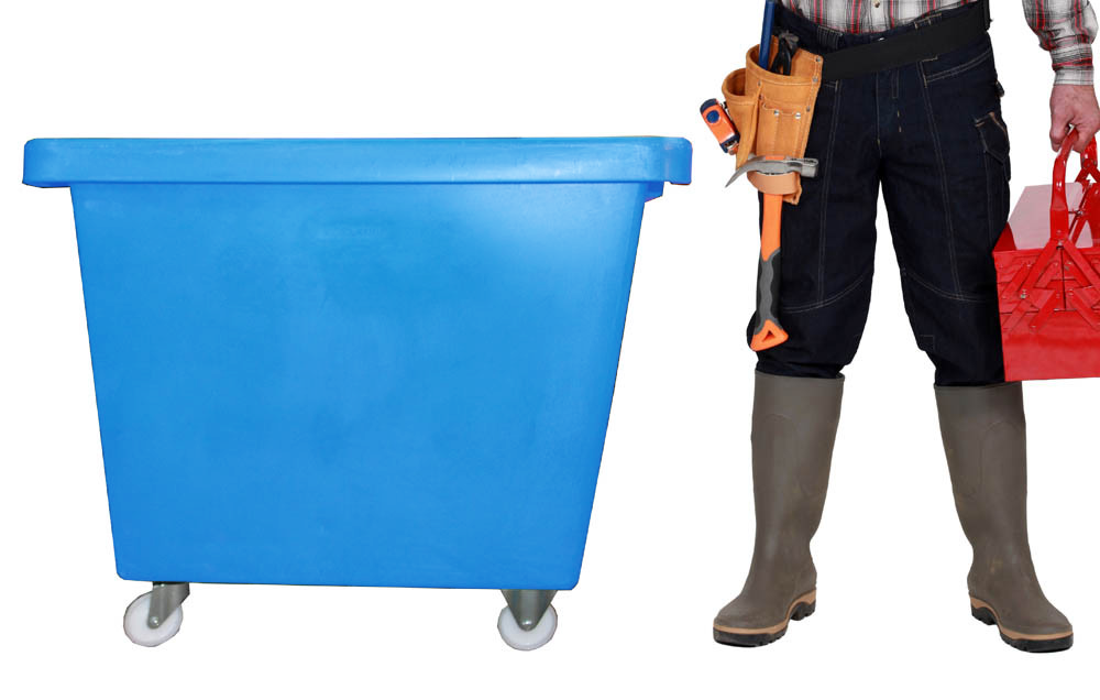 500 Litre Wheeled Bin with Nylon Wheels