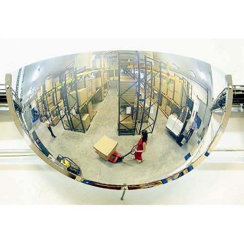570mm Diameter Polymir Quarter-Sphere 180 Degree Industrial Safety Mirror