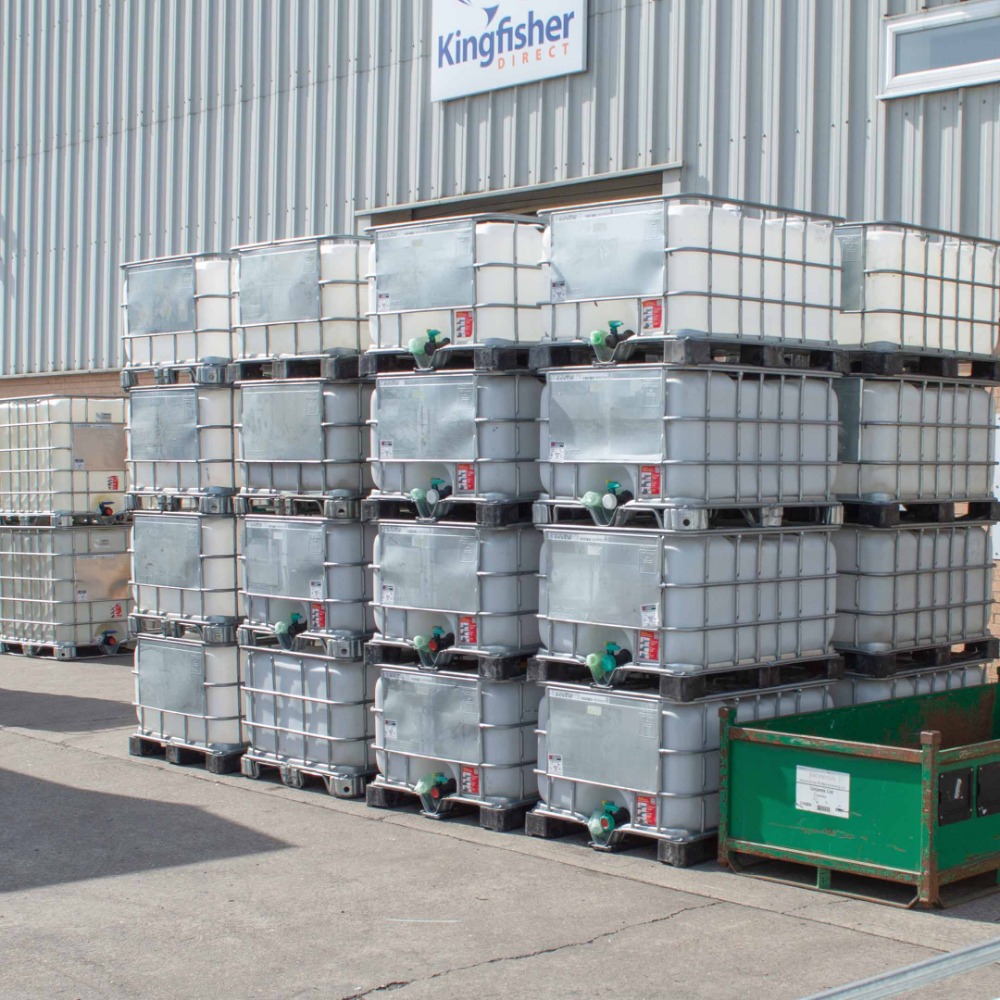 500 Litre Reconditioned IBC - Plastic Pallet - Grade B